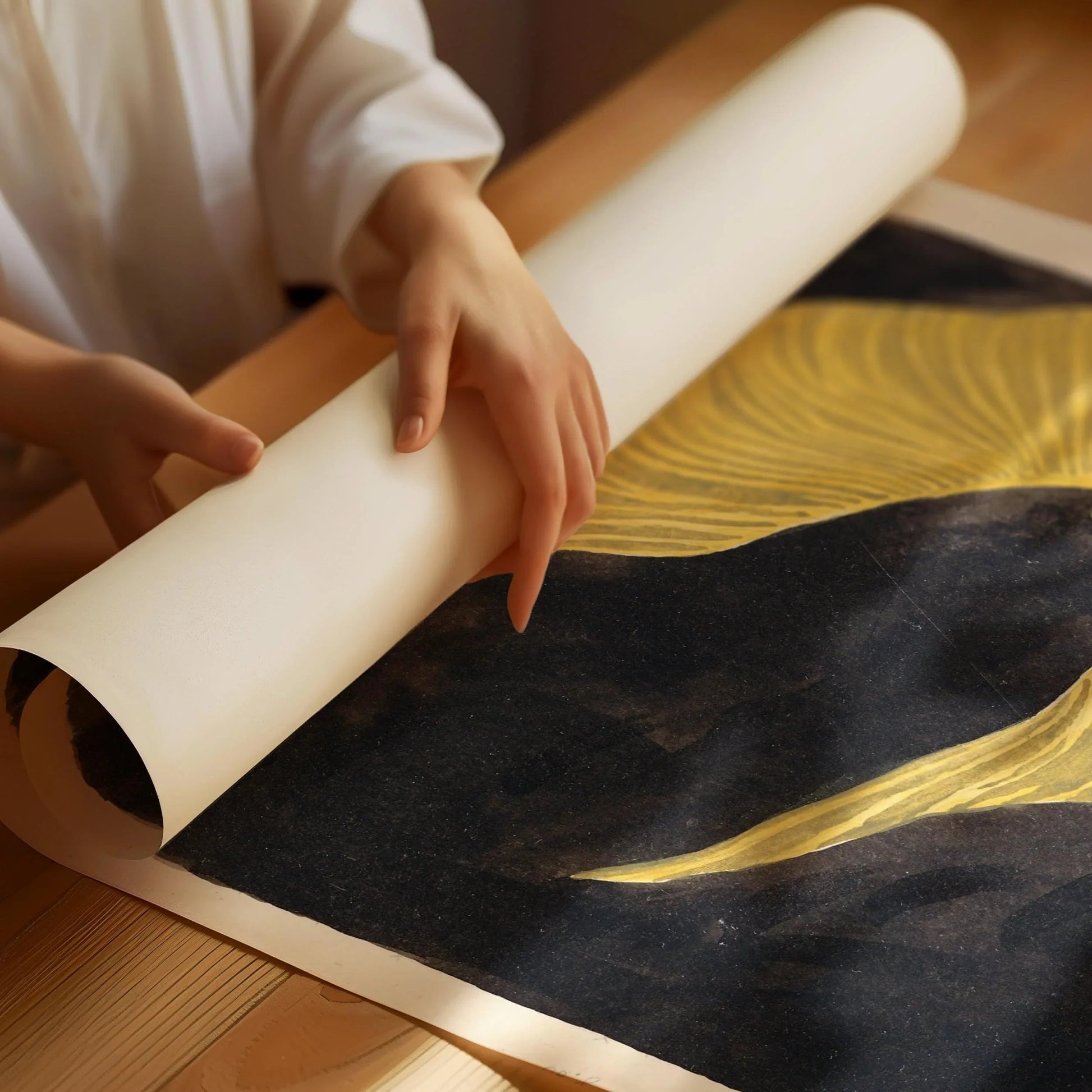 Koloman Moser Art Nouveau Print : Loie Fuller Archange Affiche