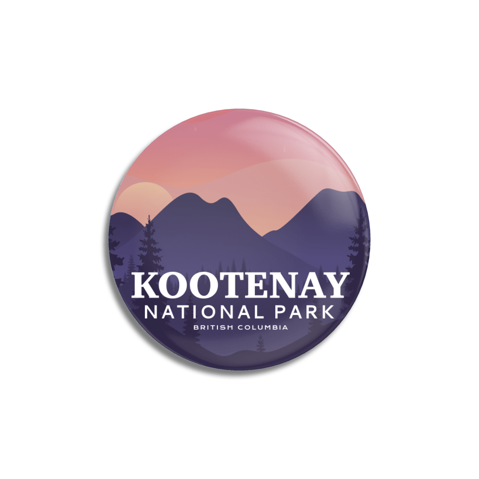 Kootenay National Park of Canada Pinback Button