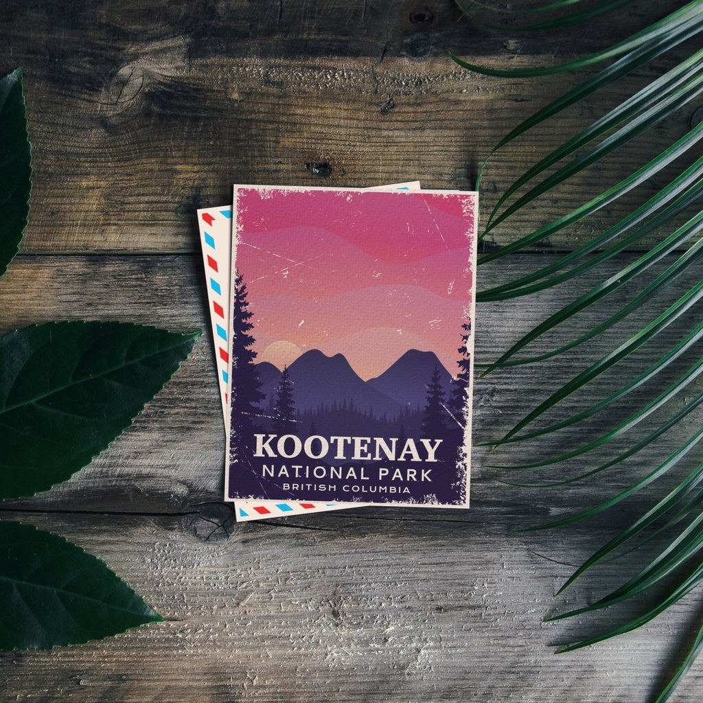 Kootenay National Park of Canada Postcard