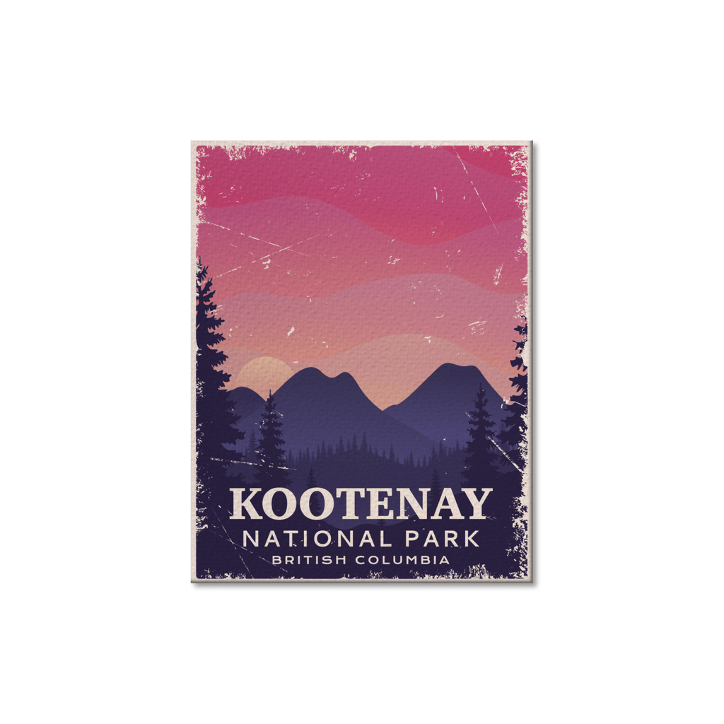 Kootenay National Park of Canada Postcard