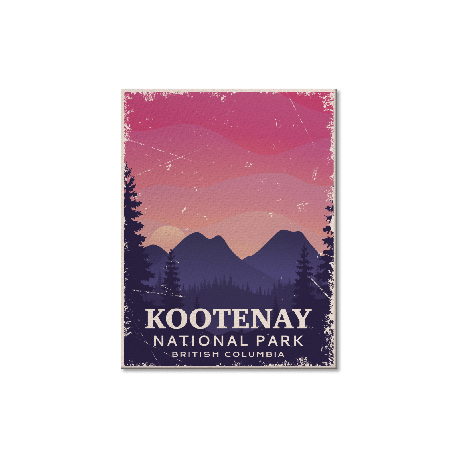 Kootenay National Park of Canada Postcard