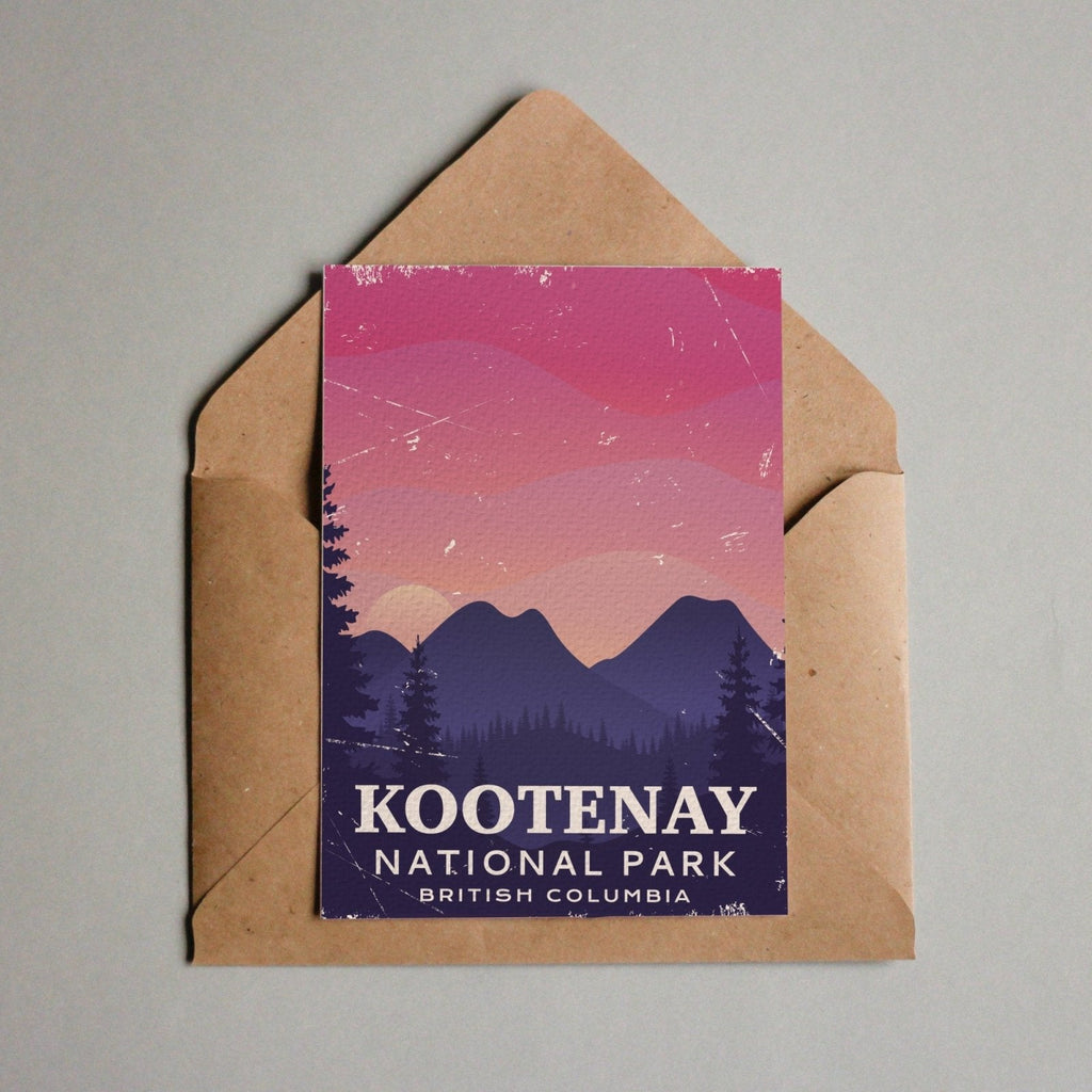 Kootenay National Park of Canada Postcard