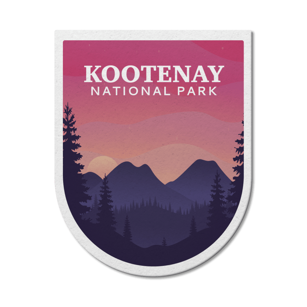 Kootenay National Park of Canada Waterproof Vinyl Sticker