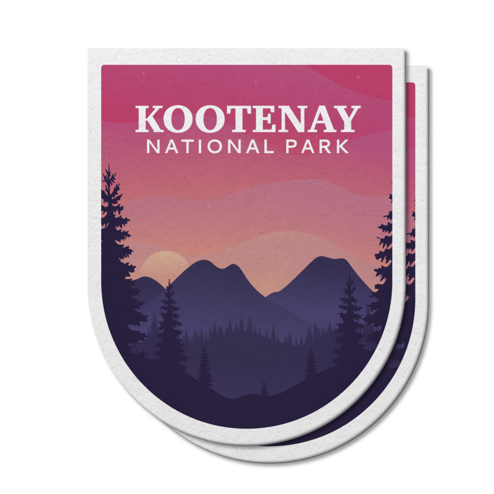 Kootenay National Park of Canada Waterproof Vinyl Sticker