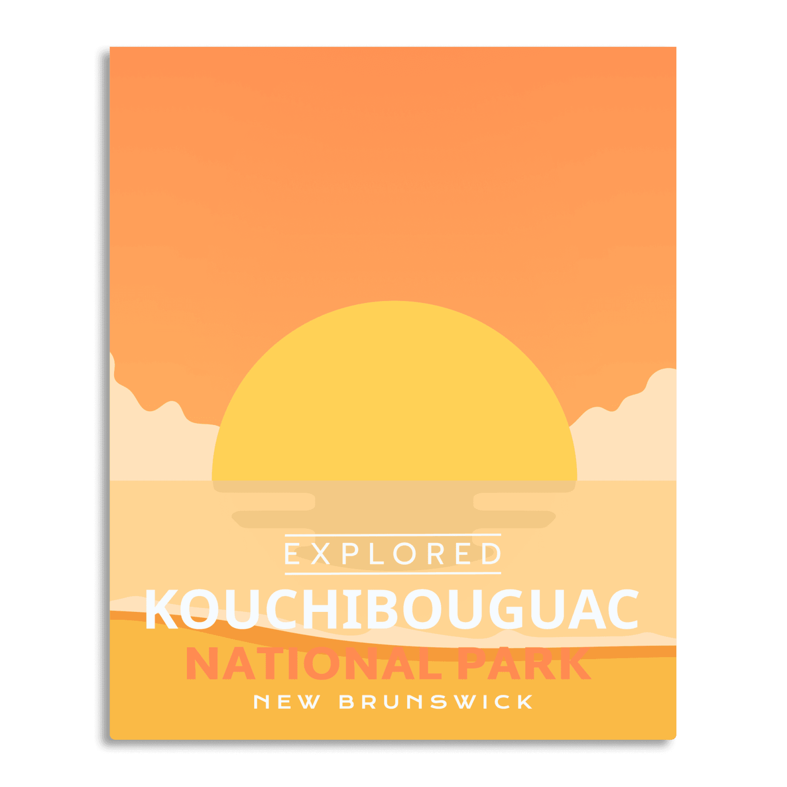 Affiche « Explorée » du parc national de Kouchibouguac