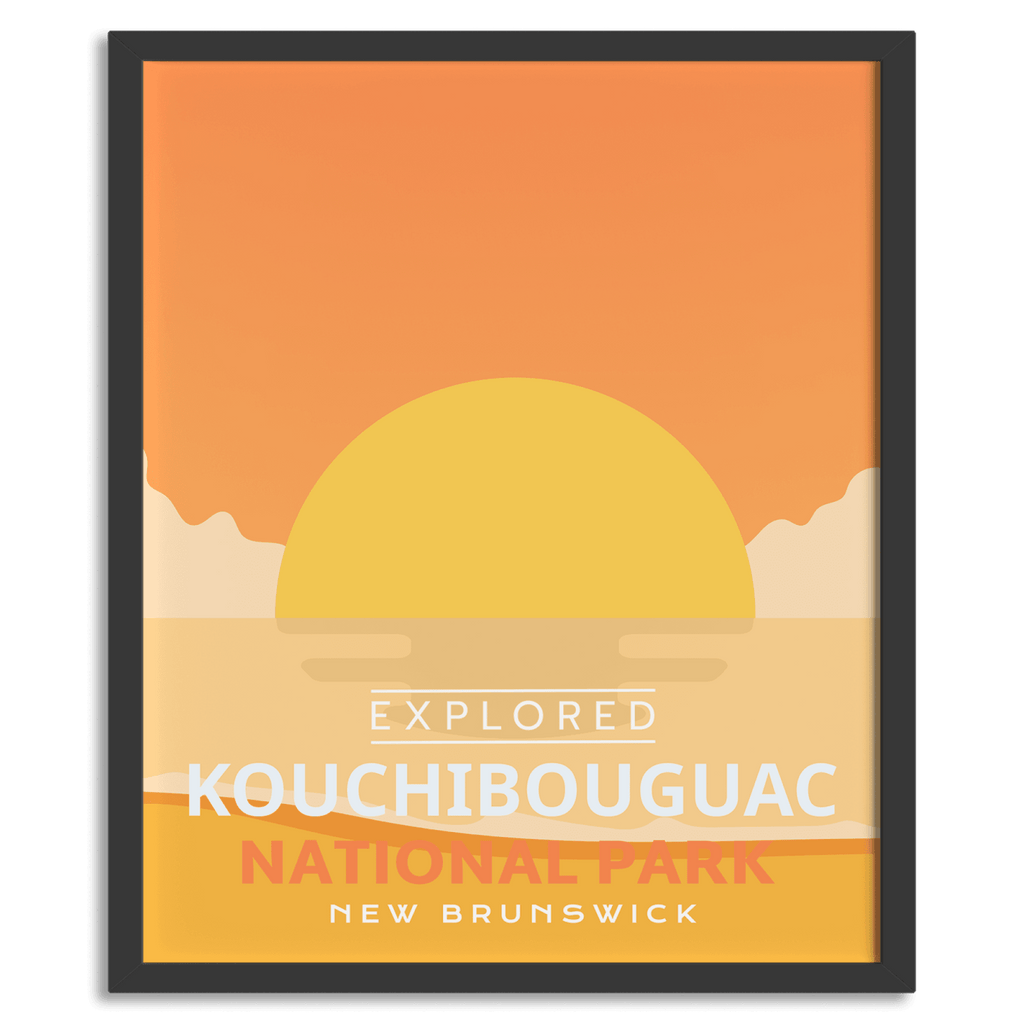 Affiche « Explorée » du parc national de Kouchibouguac