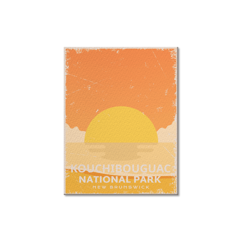 Carte postale du parc national de Kouchibouguac (Canada)