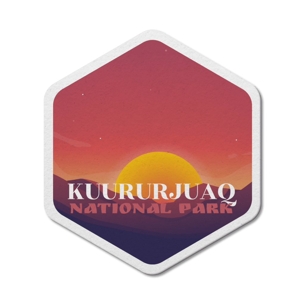 Kuururjuaq Quebec National Park Waterproof Vinyl Sticker