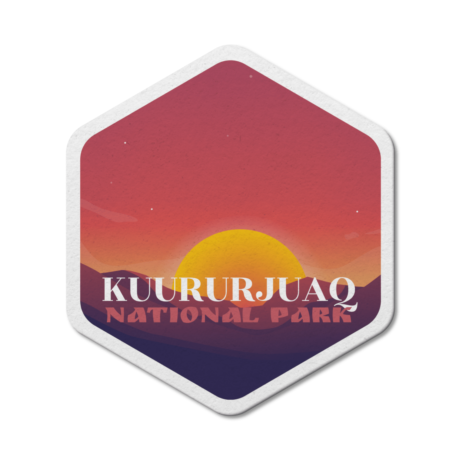 Kuururjuaq Quebec National Park Waterproof Vinyl Sticker