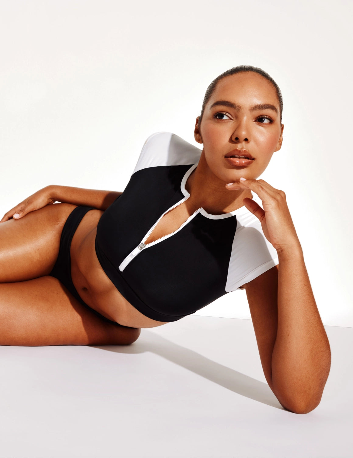 Cap-Sleeve Bikini Top