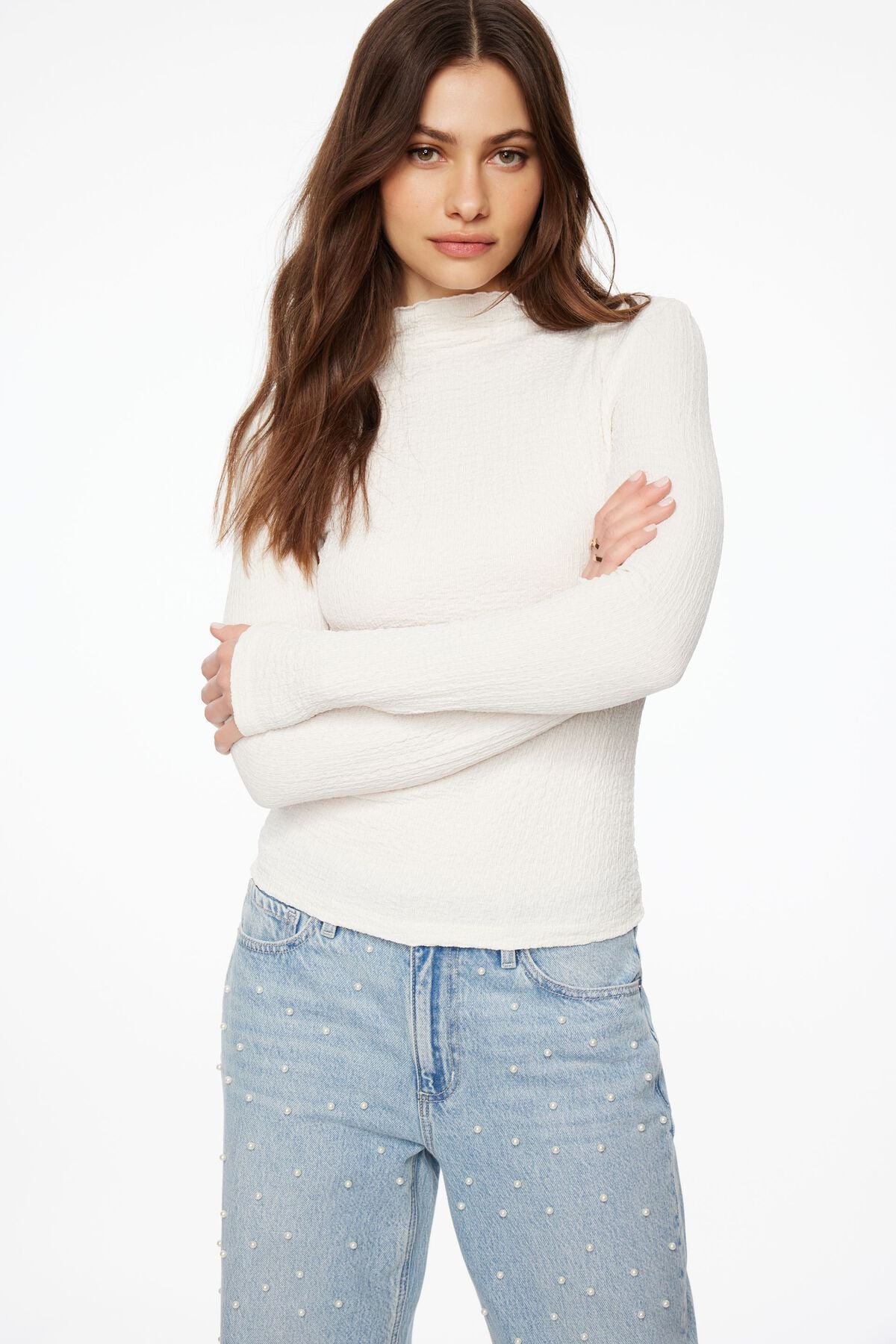 Dessus texturé Maisie Popcorn