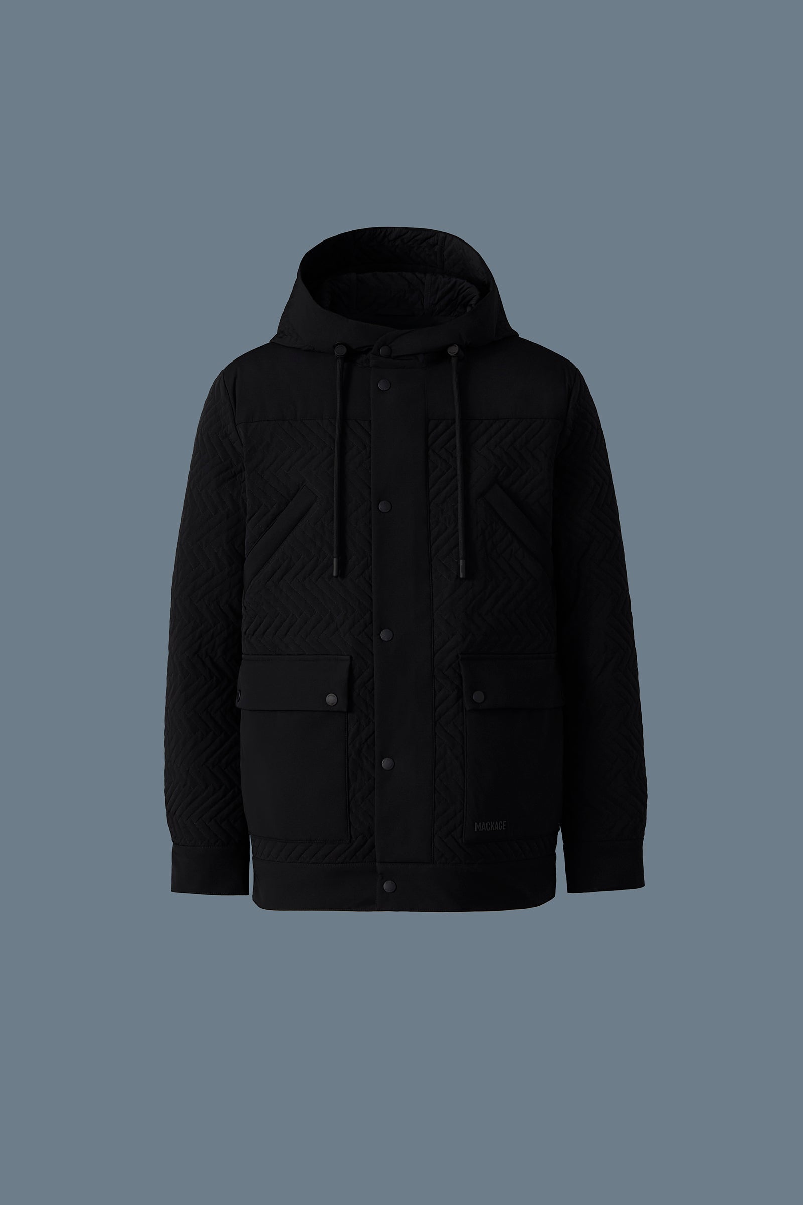 THIAGO Quilted Down Hooded Jacket