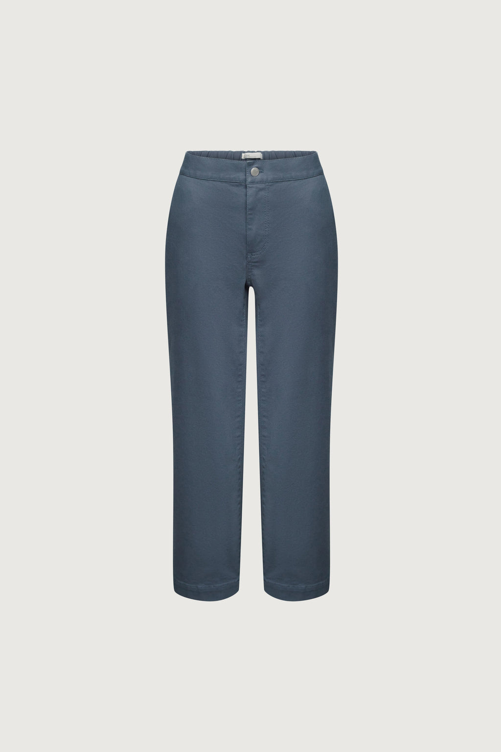 PANTALON LARGE EN SERGÉ LONGUEUR COURTE