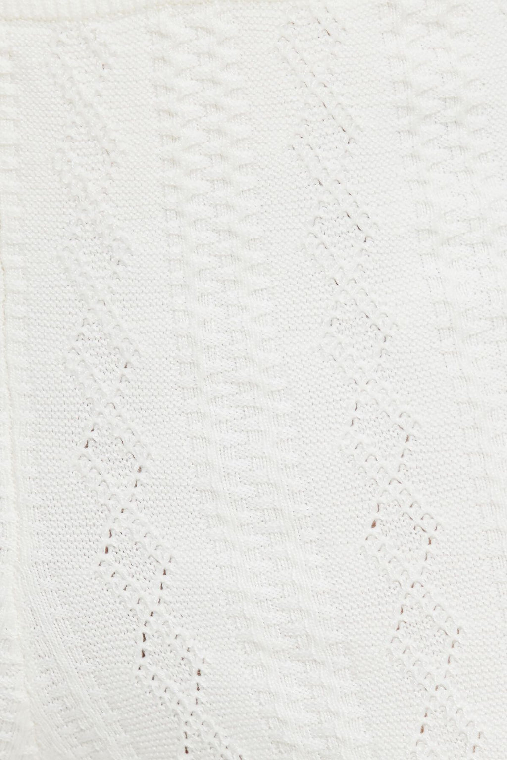 Pantalon évasé en maille torsadée