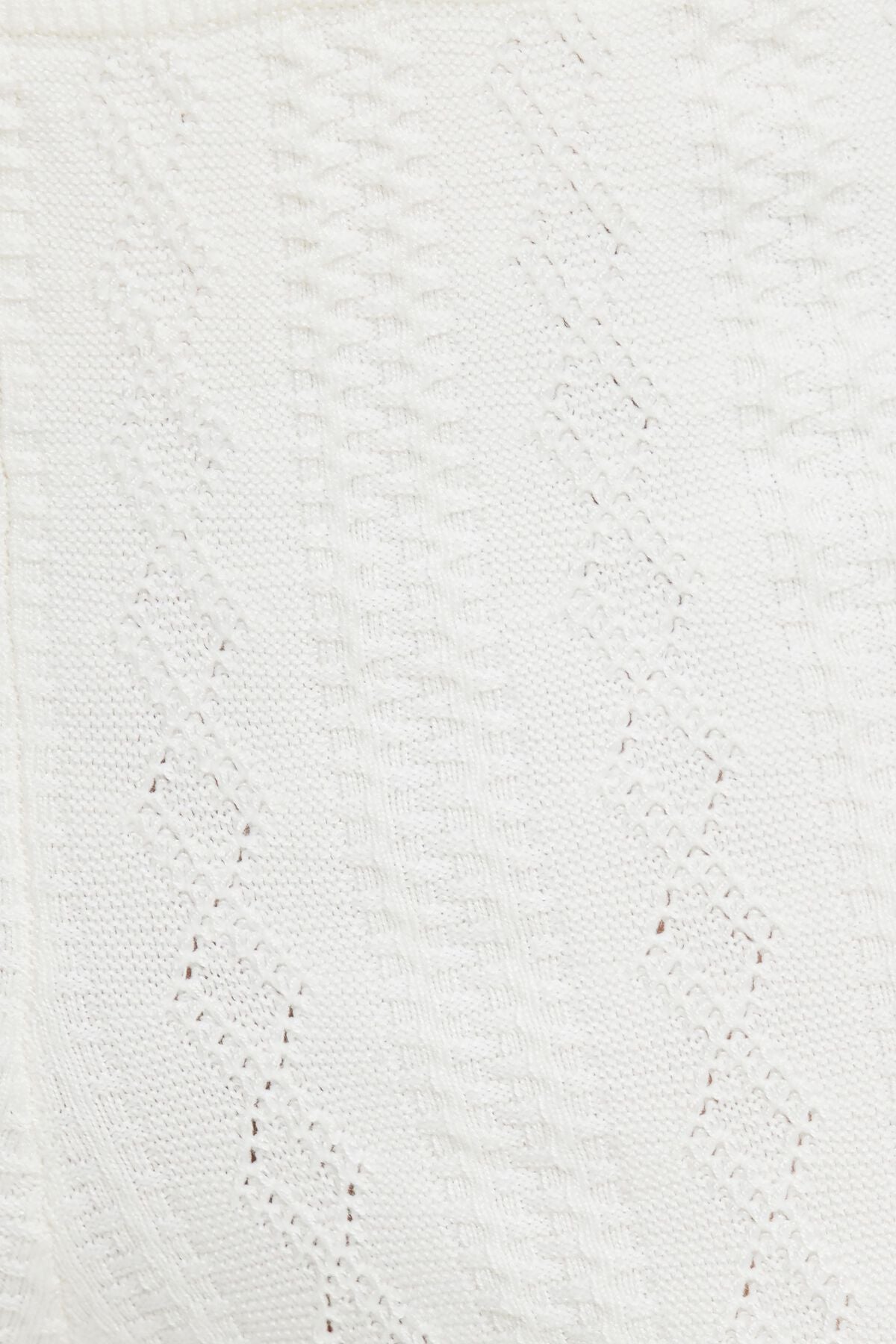 Pantalon évasé en maille torsadée