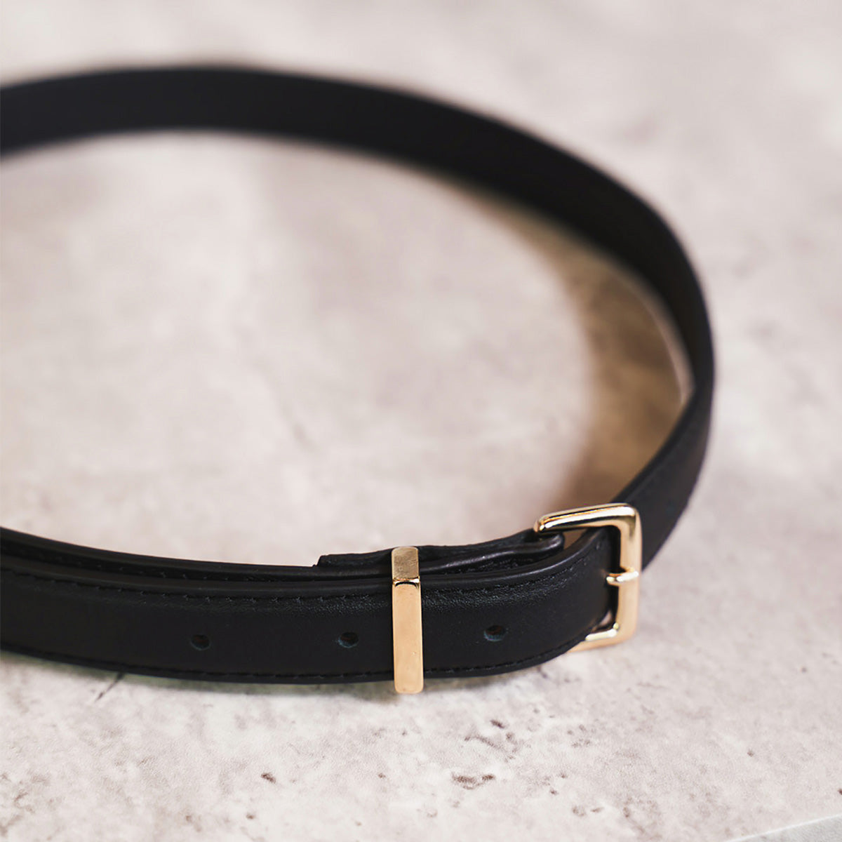 The Trouser Belt Gold Black