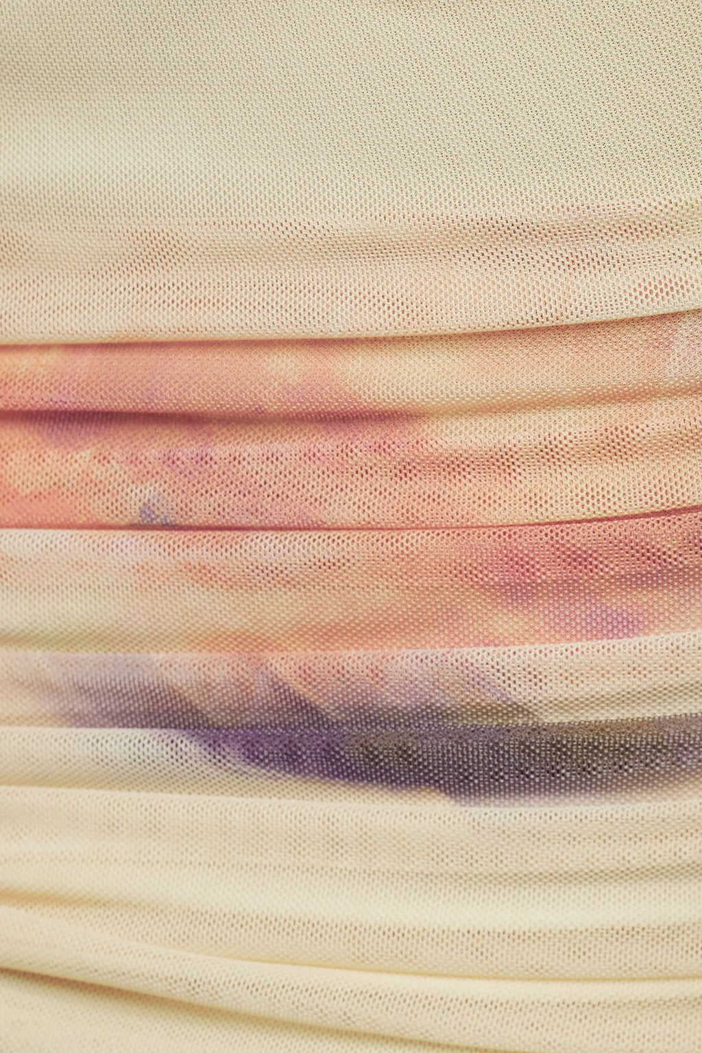 Salma Ruched Mesh Bustier Top