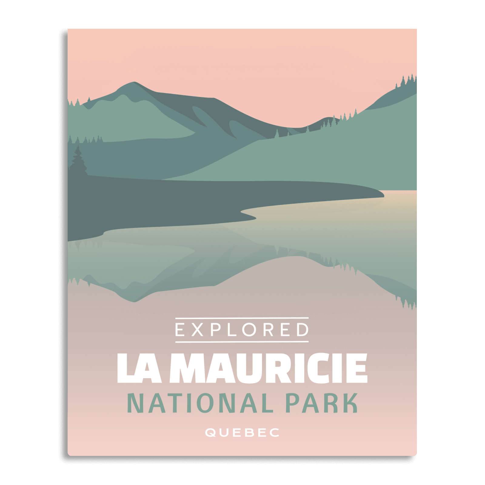 La Mauricie National Park 'Explored' Poster