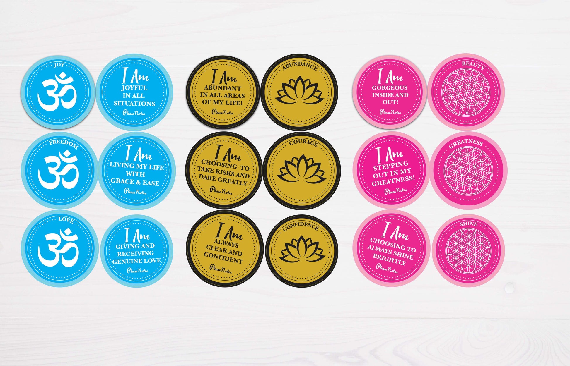Label of Love - Water Affirmation Labels