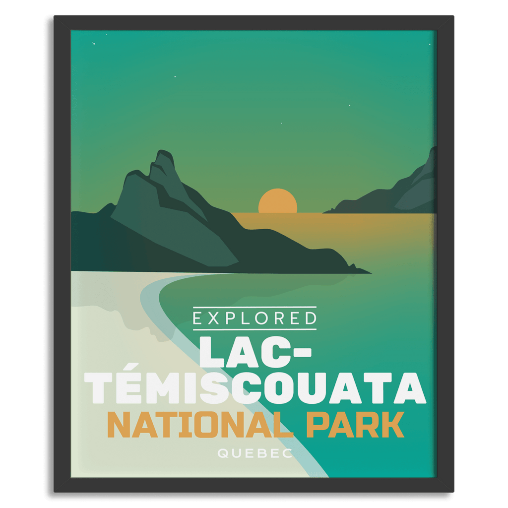 Lac-Temiscouata National Park 'Explored' Poster, Canada Parks