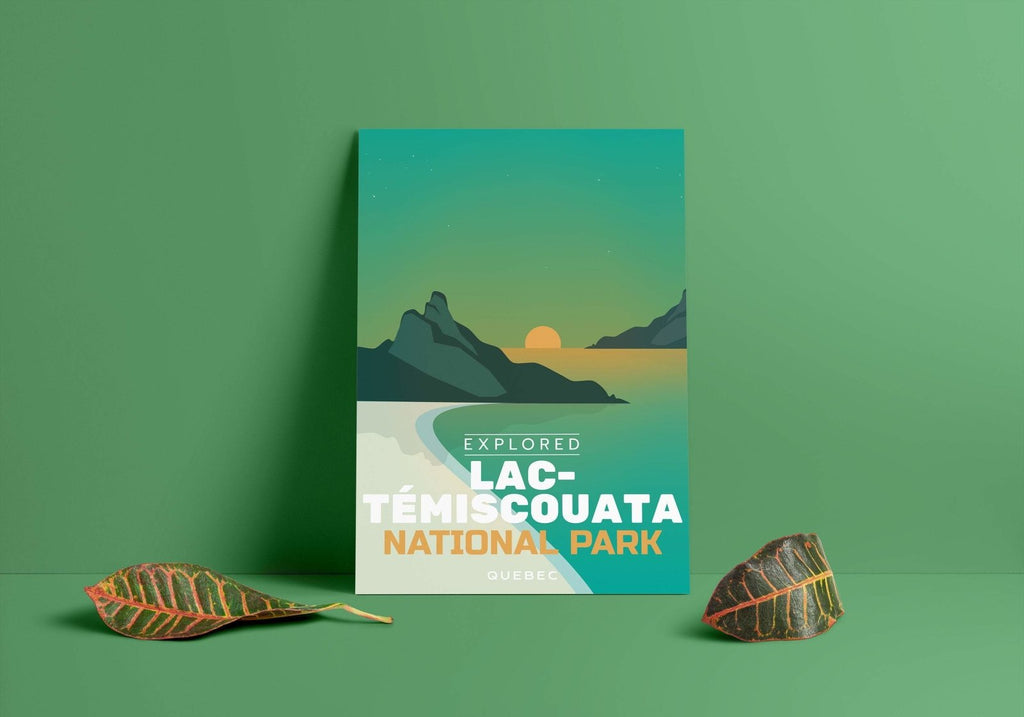 Lac-Temiscouata National Park 'Explored' Poster, Canada Parks