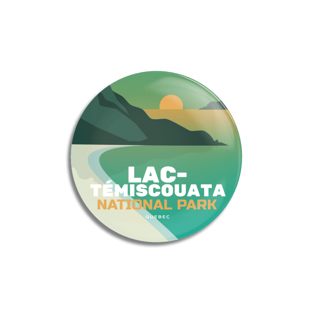 Lac-Témiscouata National Park of Quebec Pinback Button
