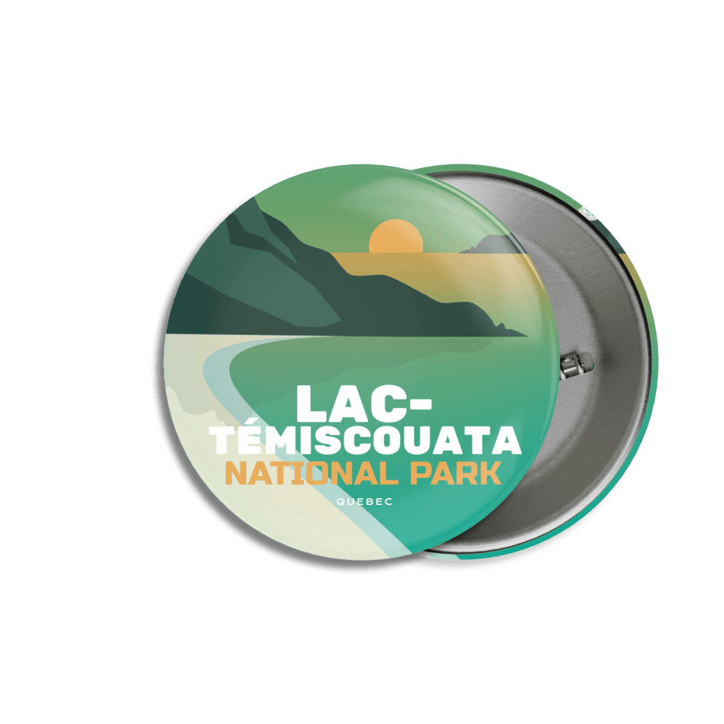 Lac-Témiscouata National Park of Quebec Pinback Button