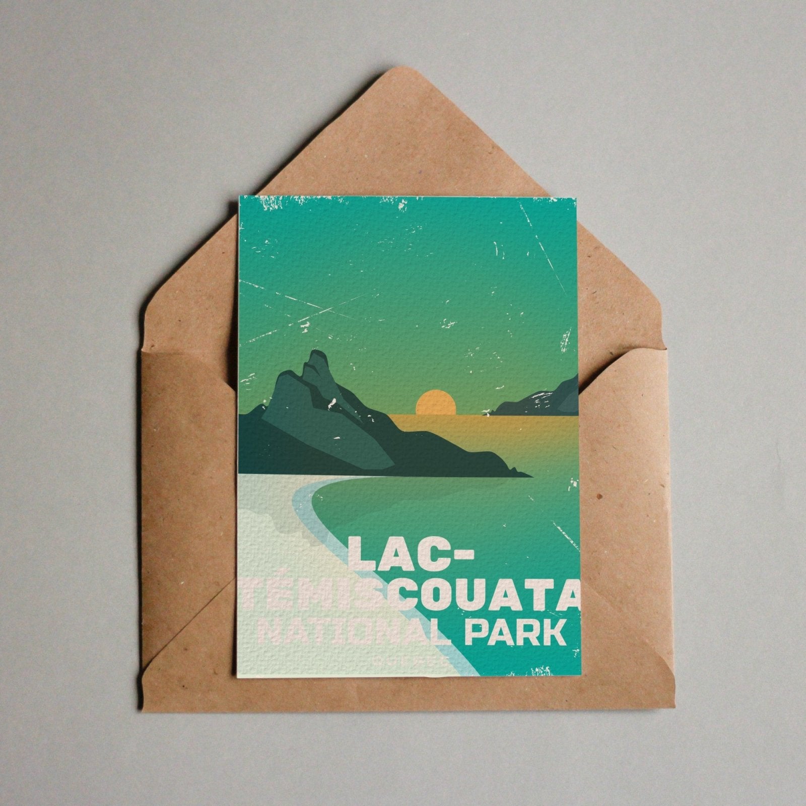 Lac-Temiscouata Quebec National Park Postcard