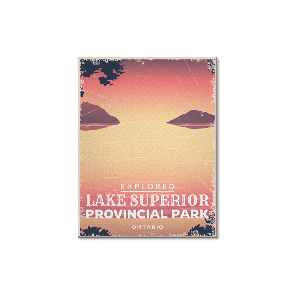Lake Superior Ontario Provincial Park Postcard