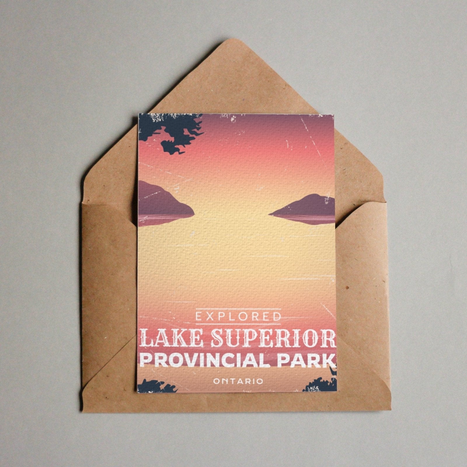 Lake Superior Ontario Provincial Park Postcard