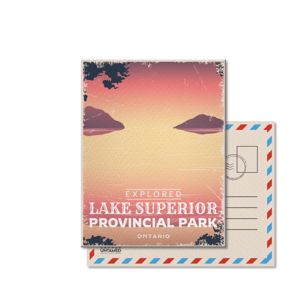 Lake Superior Ontario Provincial Park Postcard
