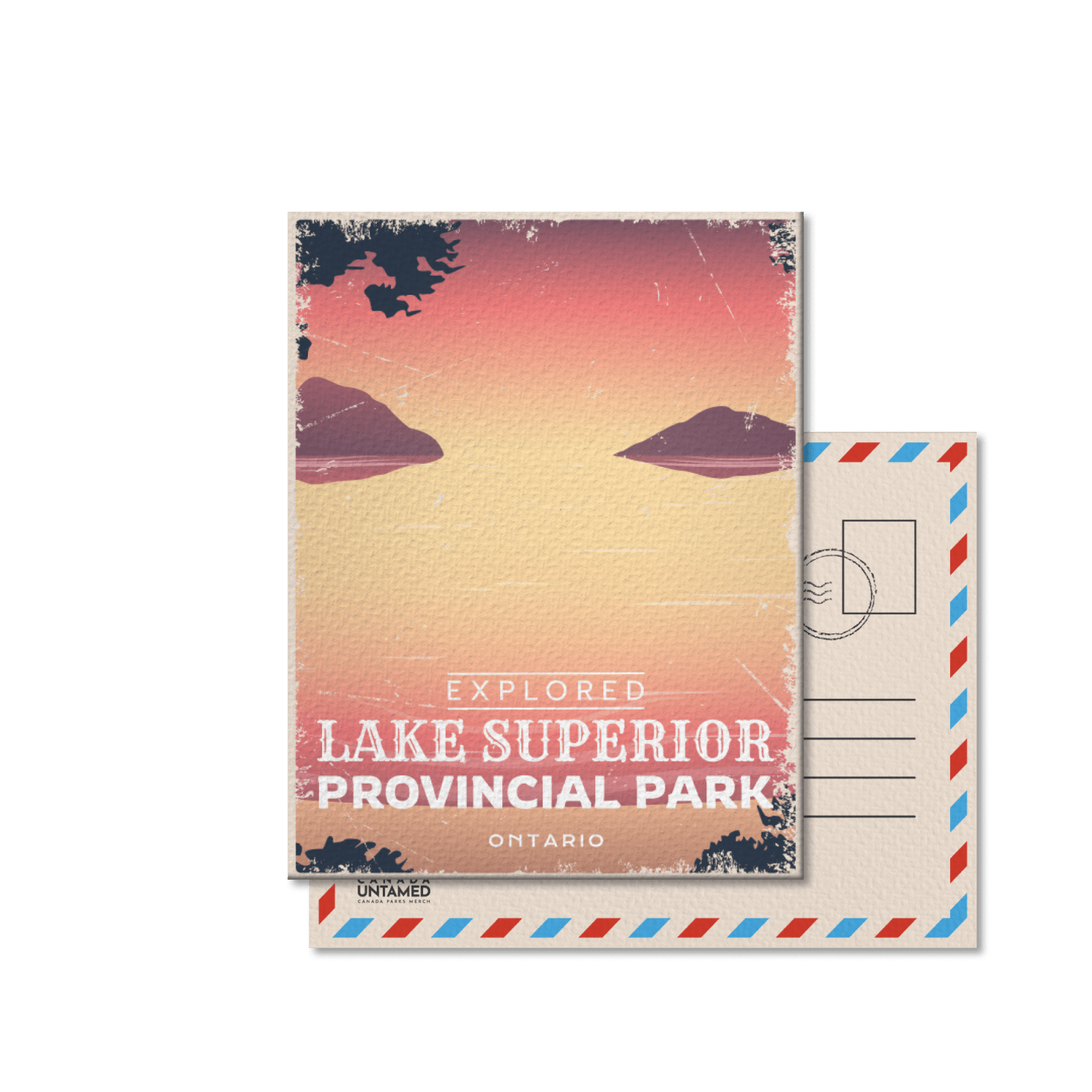 Lake Superior Ontario Provincial Park Postcard