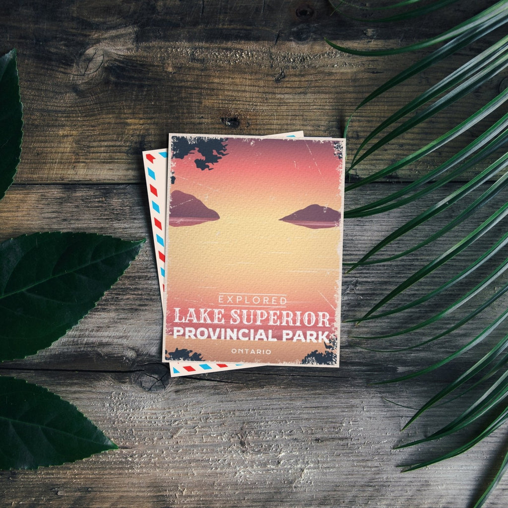 Lake Superior Ontario Provincial Park Postcard