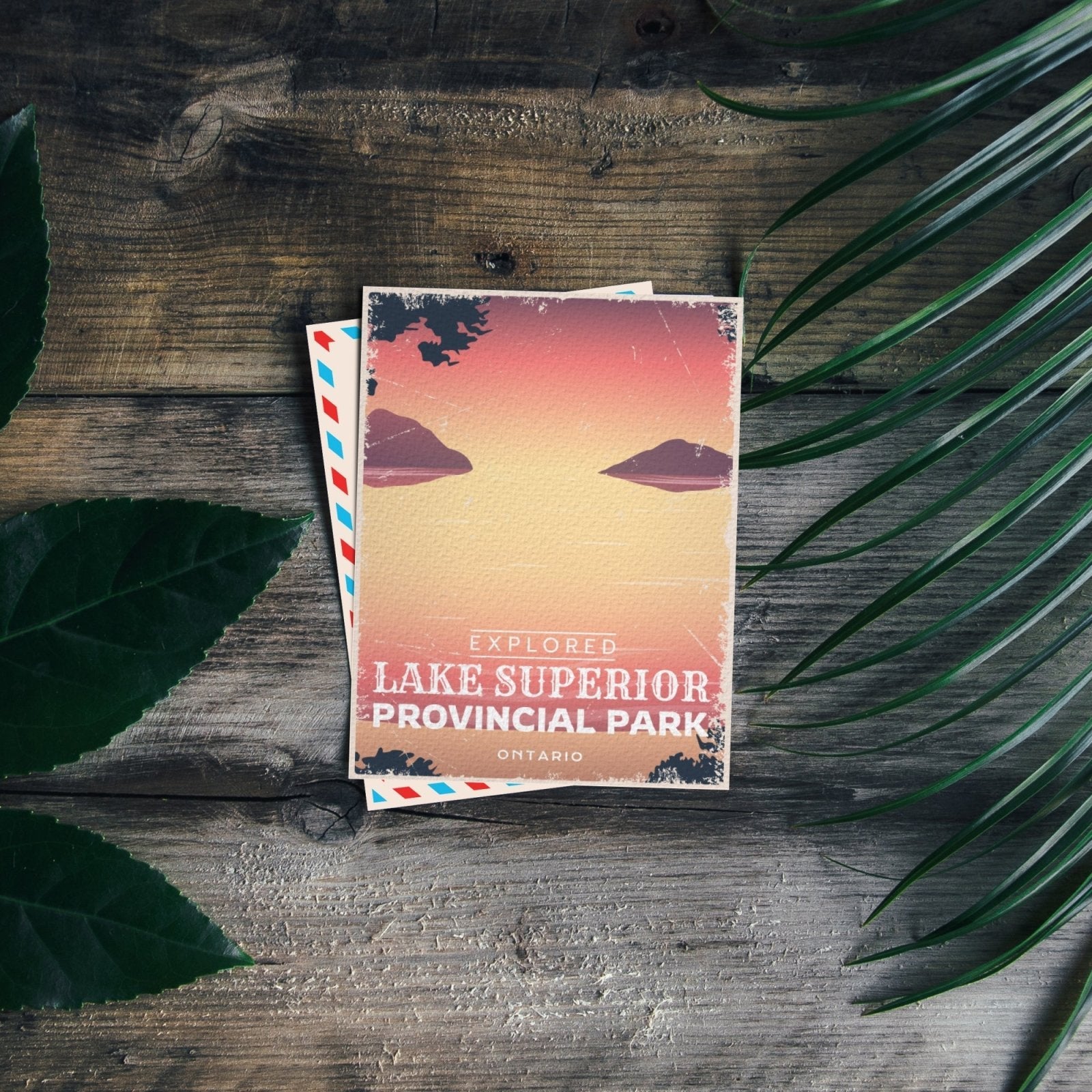 Lake Superior Ontario Provincial Park Postcard