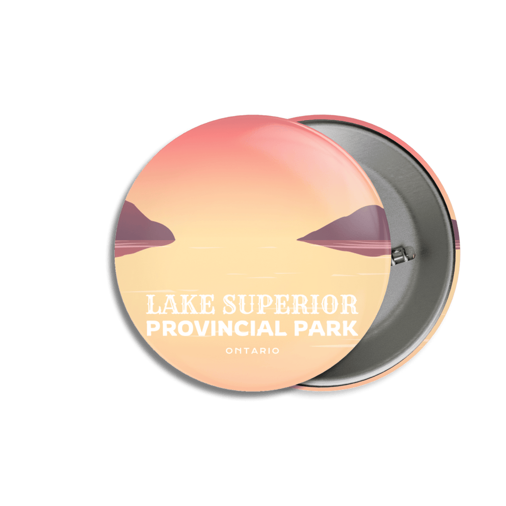 Lake Superior Provincial Park of Ontario Pinback Button