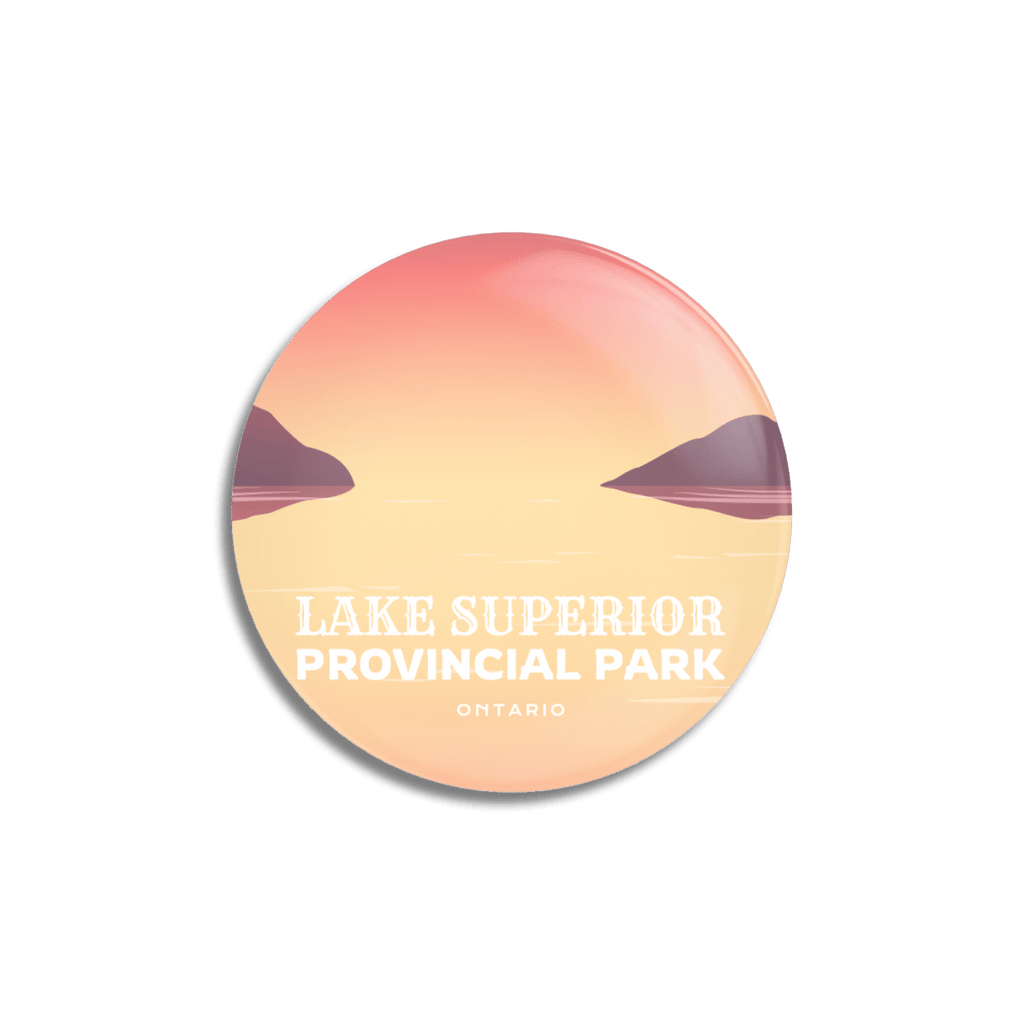 Lake Superior Provincial Park of Ontario Pinback Button