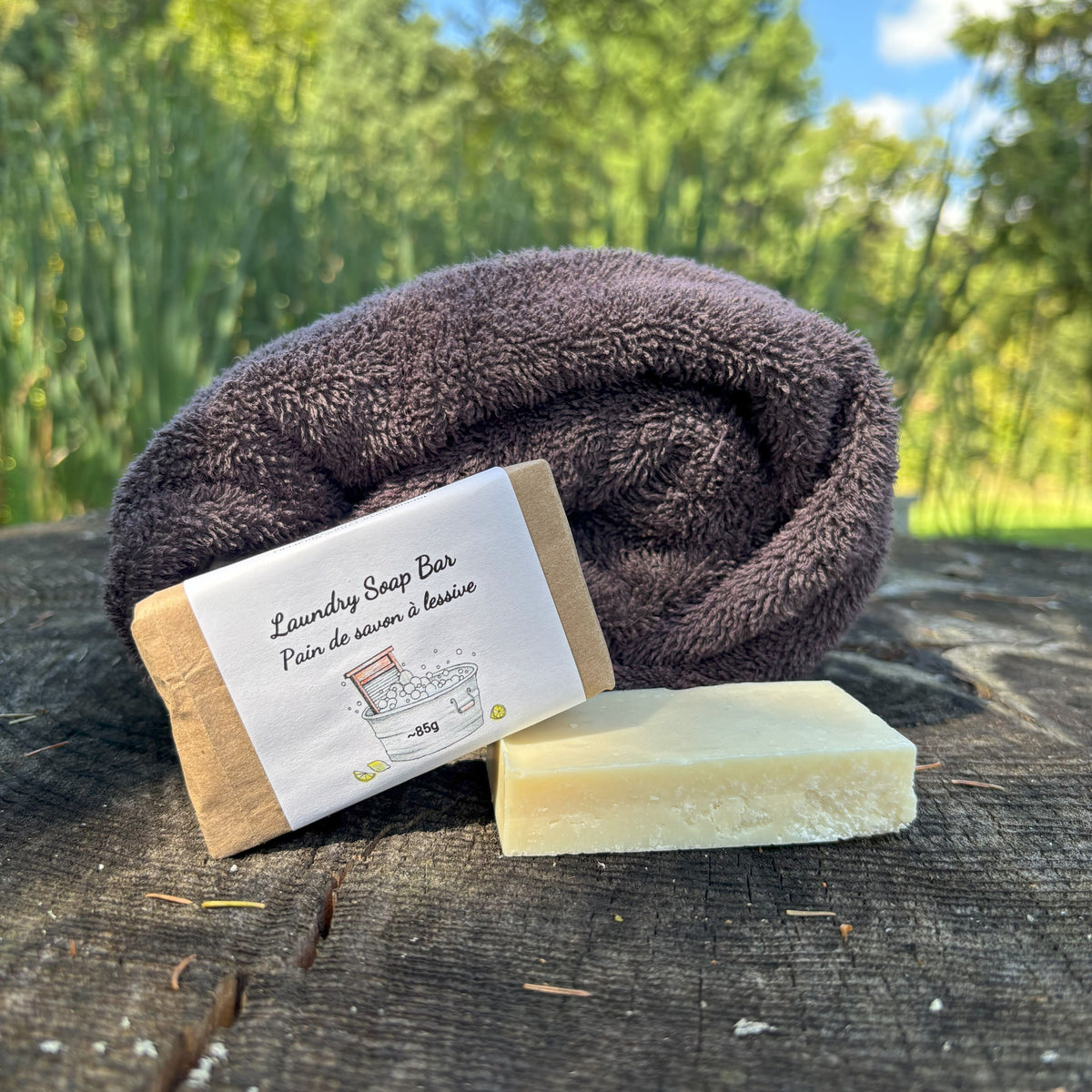 Savon en pain à lessive | Ingrédients 100 % naturels