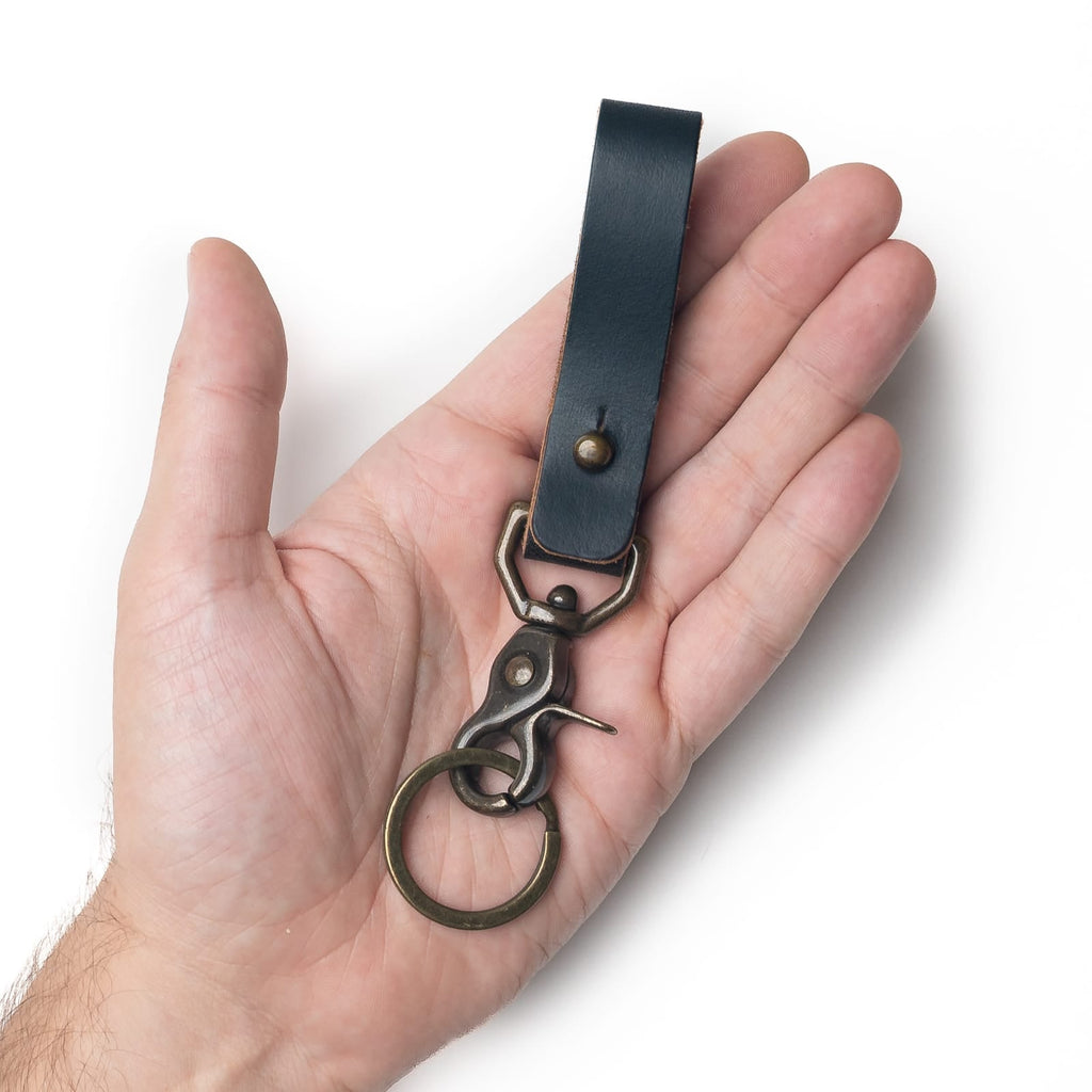 Leather Belt Loop Keychain