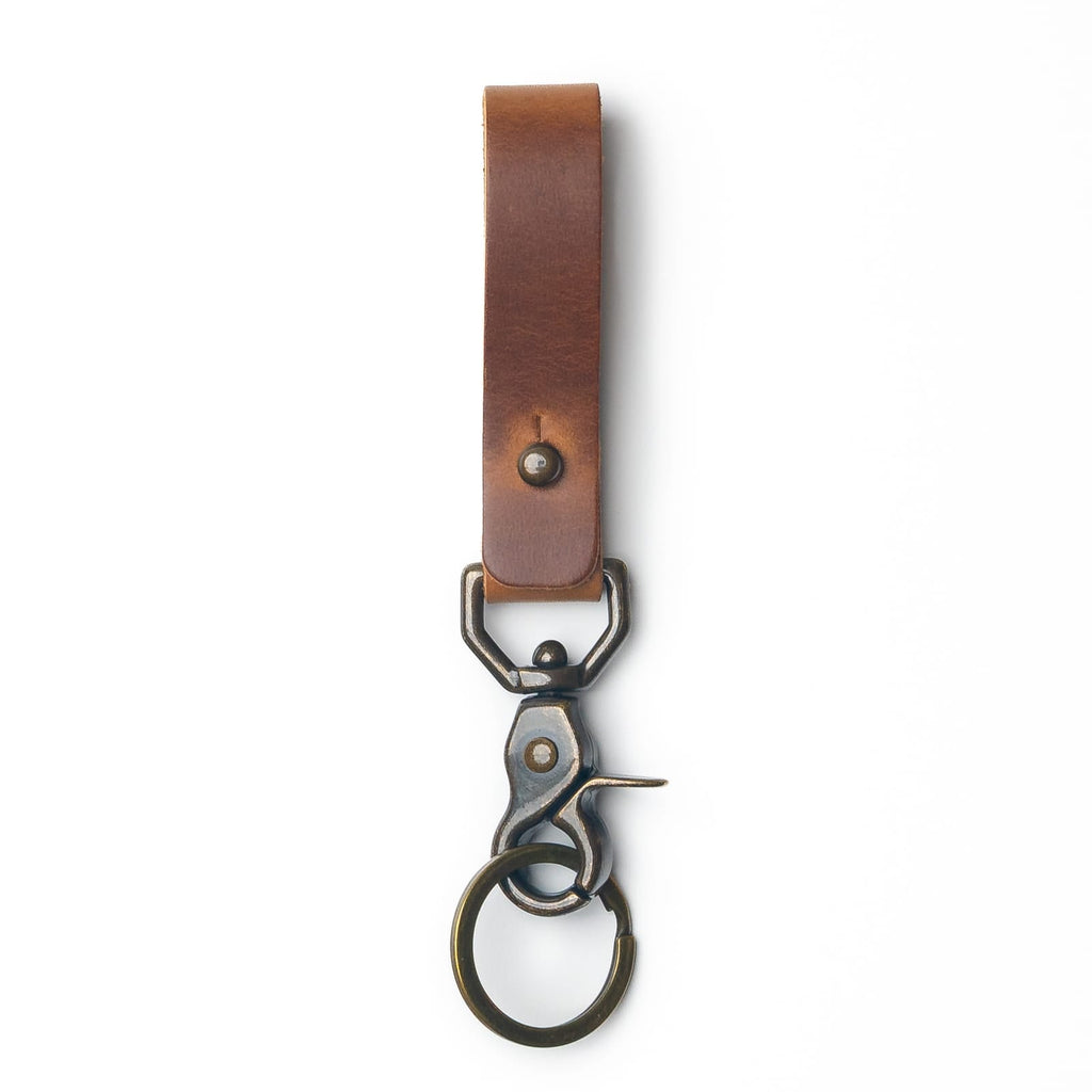 Leather Belt Loop Keychain