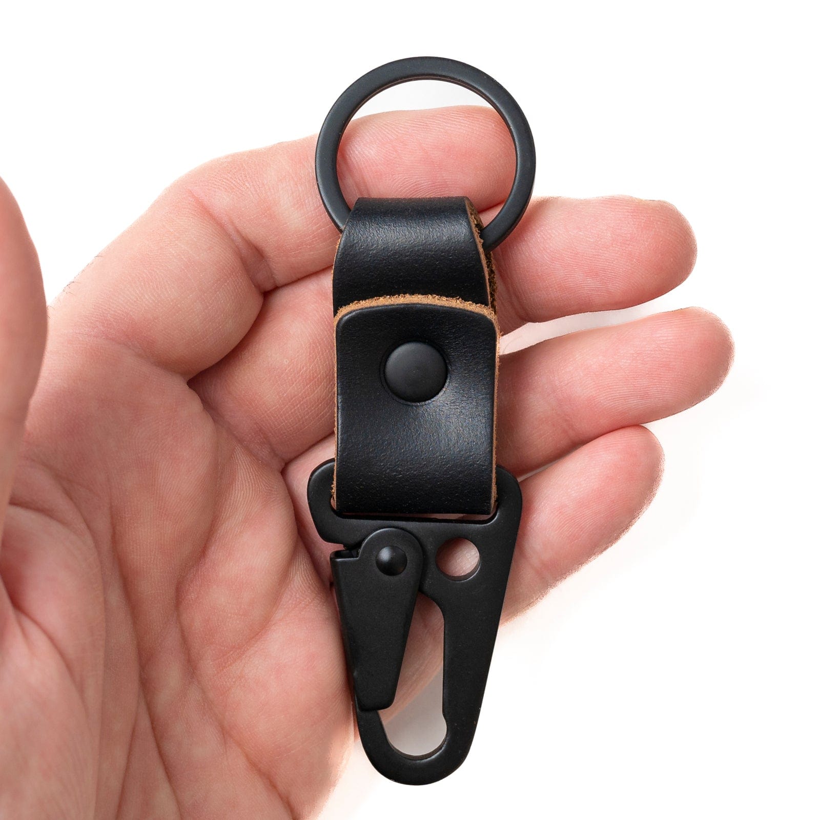 Leather Clip Keychain