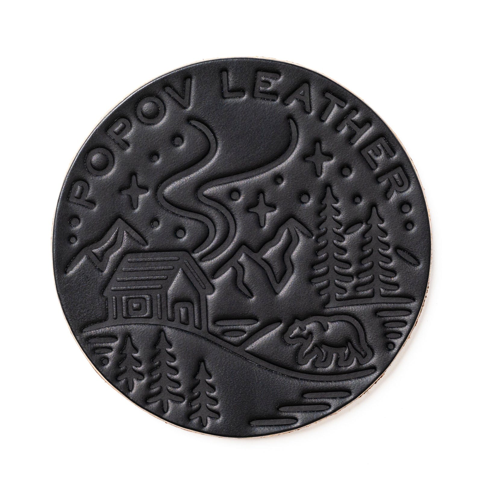 Leather Coasters 4 Pack - 4 Seasons