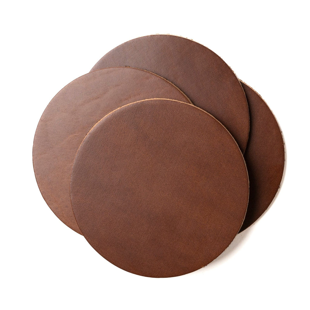 Leather Coasters 4 Pack - Blank