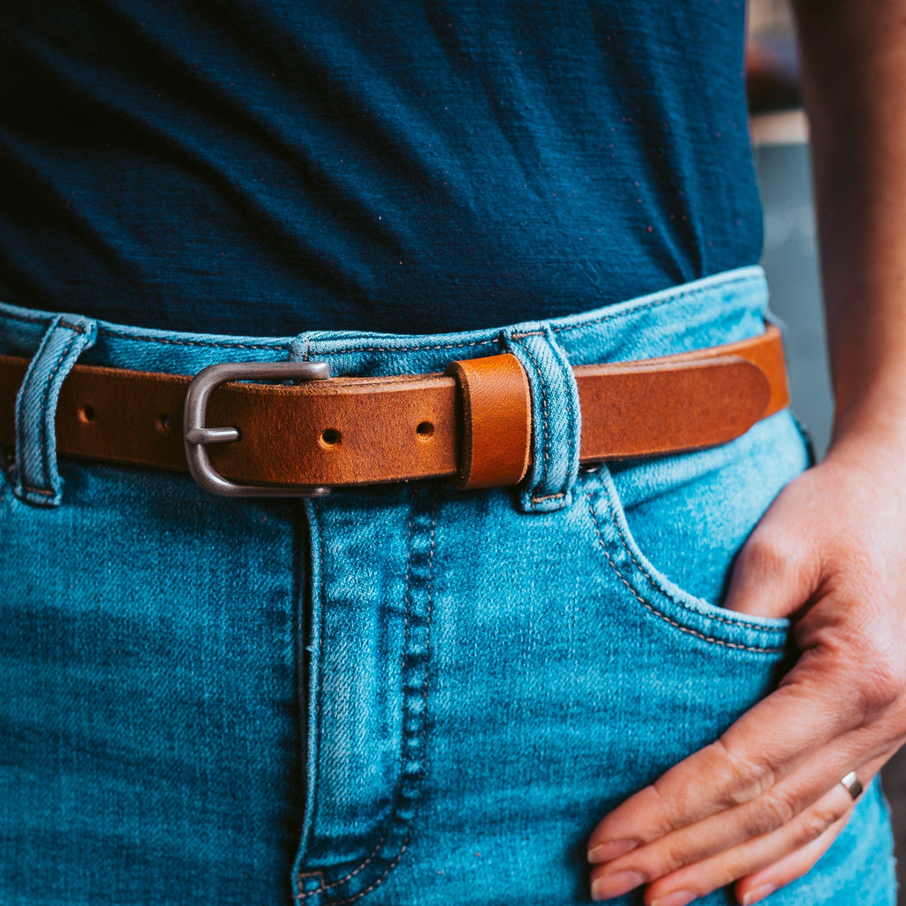 Leather Conway Belt - 1"