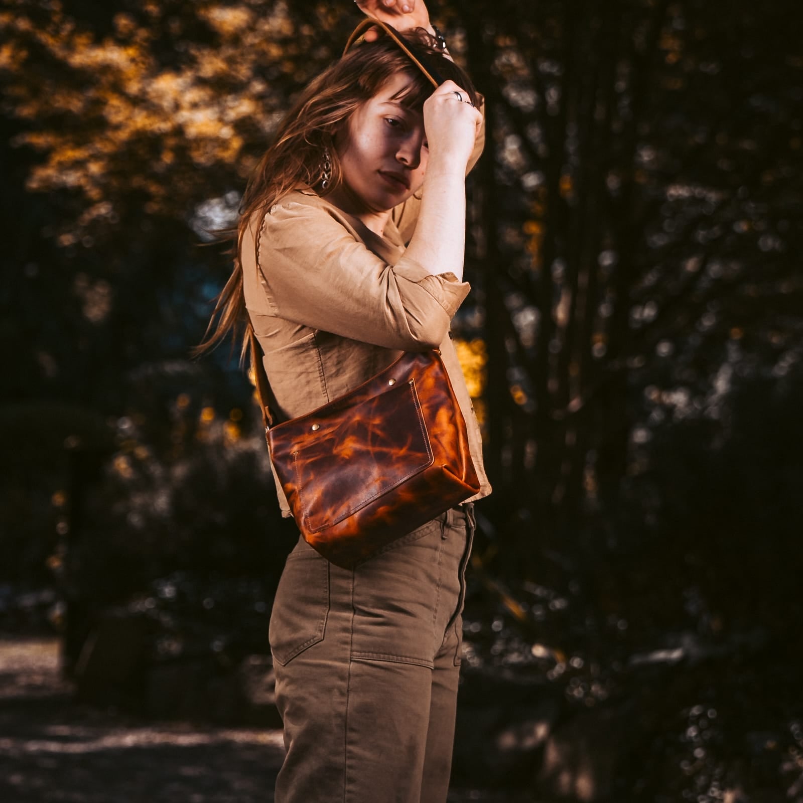 Leather Crossbody Bag