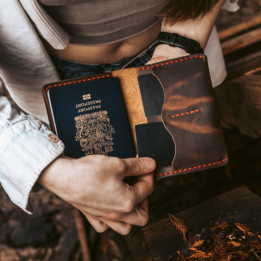 Leather Passport Holder