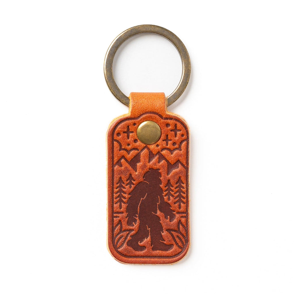 Leather Keyfob - Sasquatch