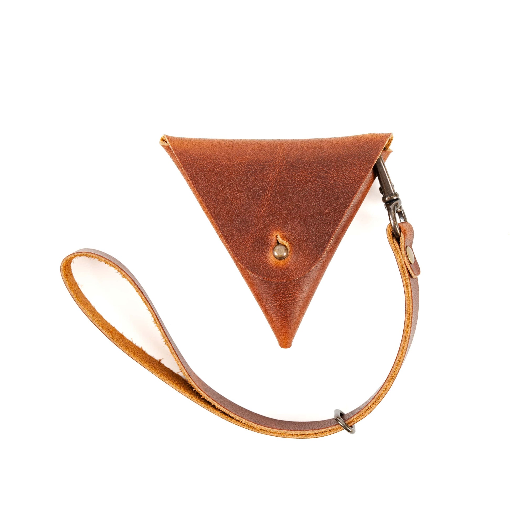 Leather Triangle Pouch