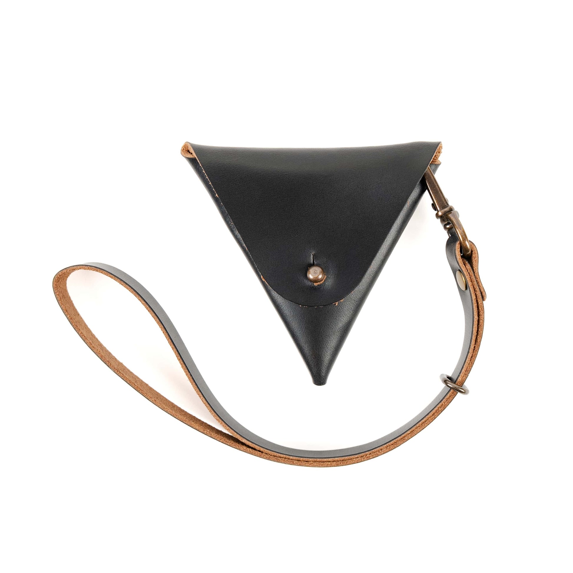 Leather Triangle Pouch