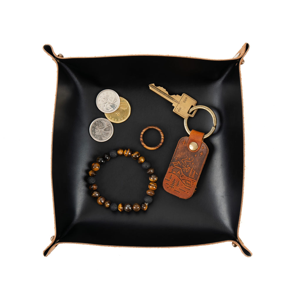 Leather Valet Tray