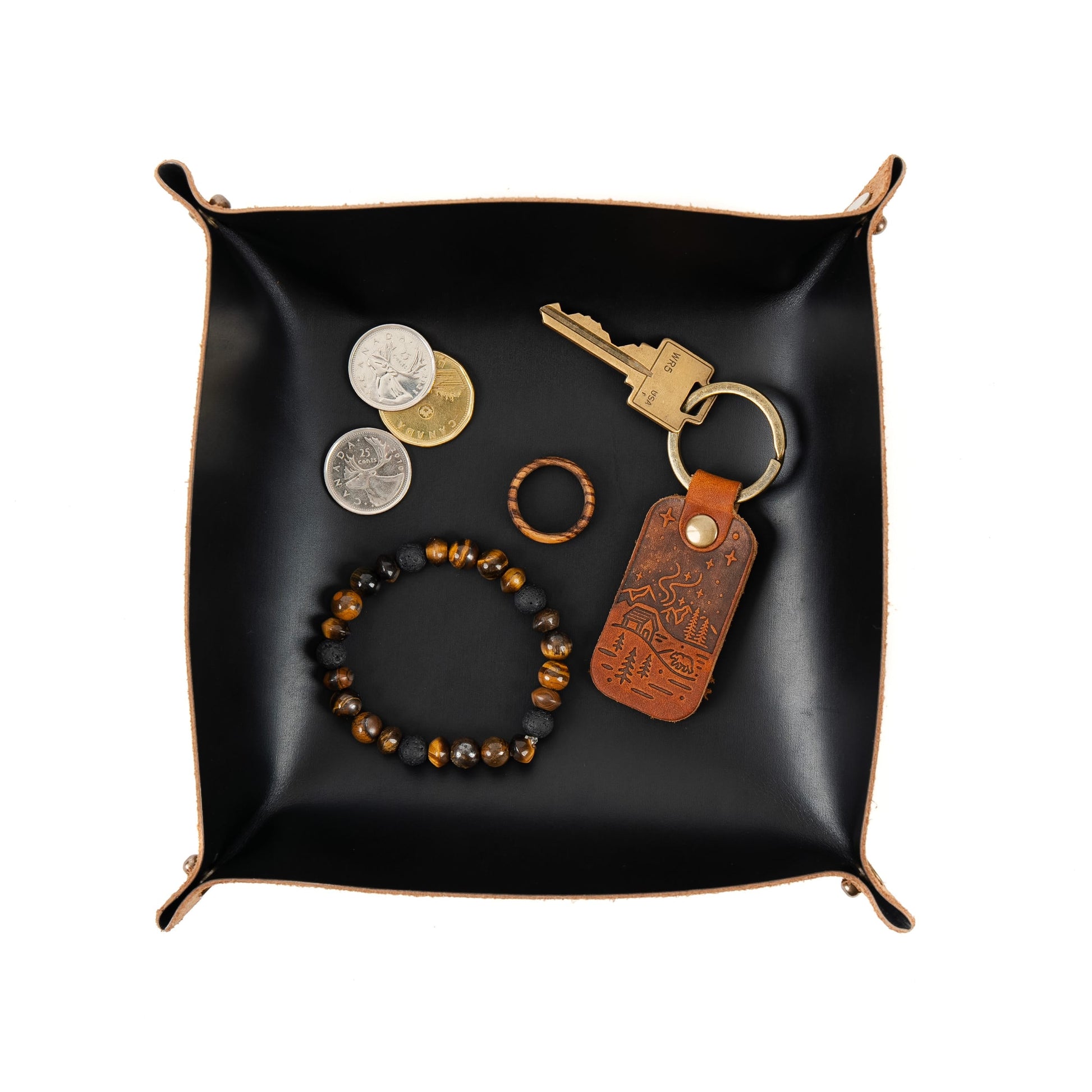 Leather Valet Tray